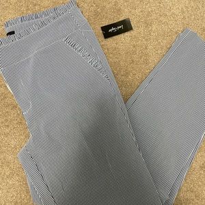 Pinstripe dress pants